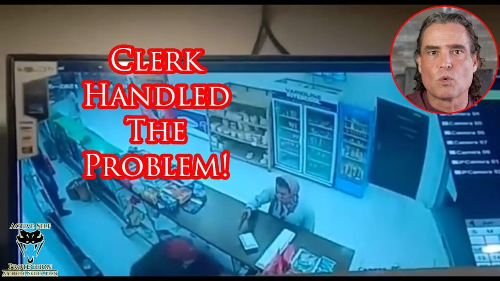 Clerk Outshoots Armed Robber on Video