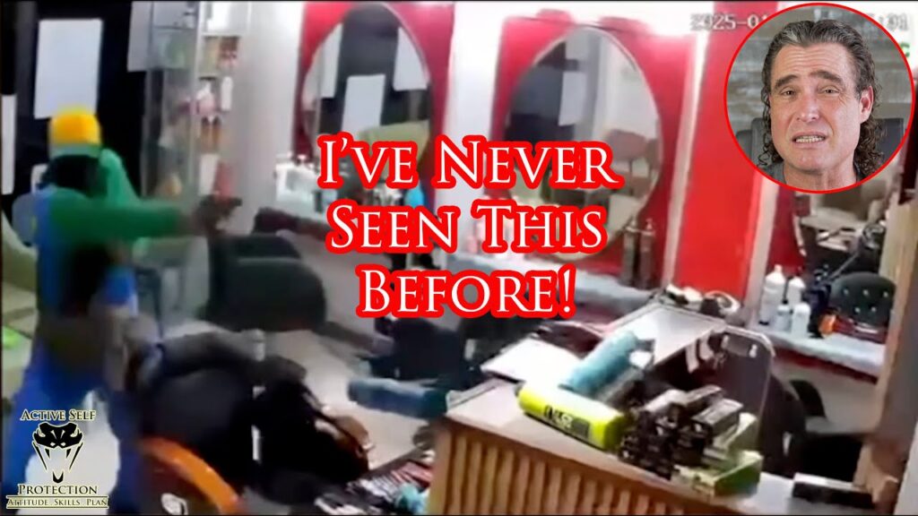 Perp Caught on Camera Using a Back Up Gun!