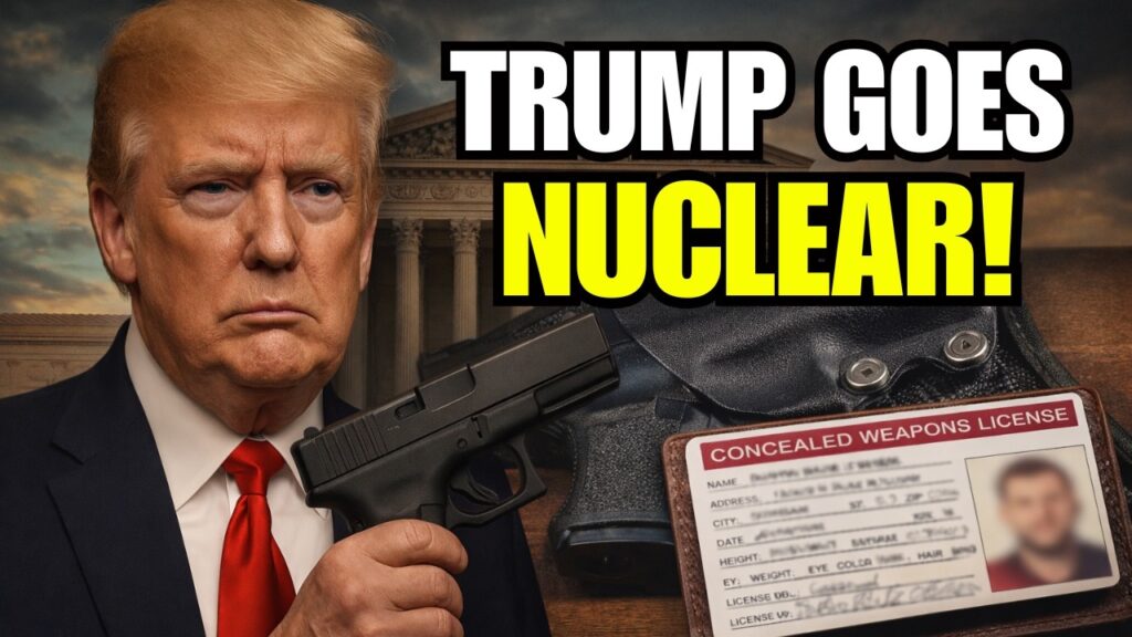Trump goes NUCLEAR over Concealed Carry Ban