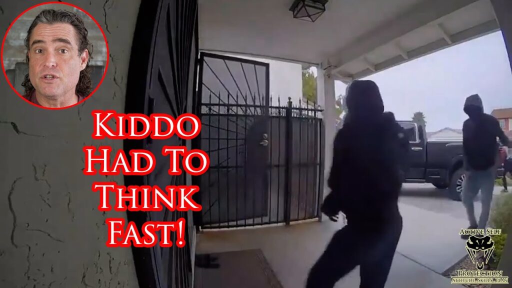 Scary Home Invasion Attempt Caught on Camera Stopped By Astute Kid!