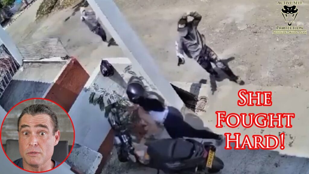 Woman Riding Her Scooter Fights Off Multiple Armed Carjackers!