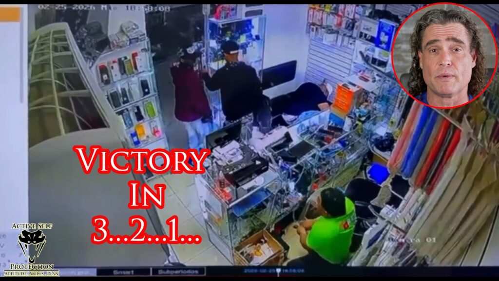 Clerk Waits His Turn To Wreck Armed Robbers