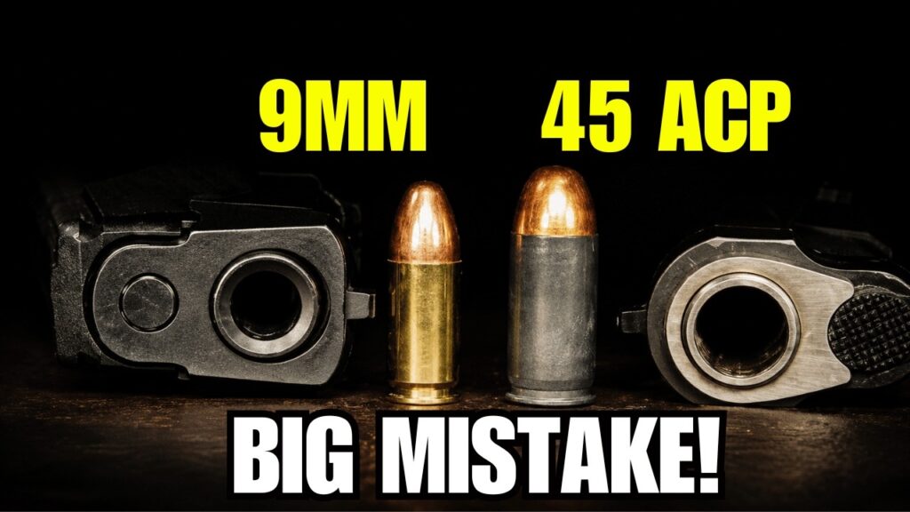 The Biggest Mistake People Make Choosing Between 9mm And .45 ACP!