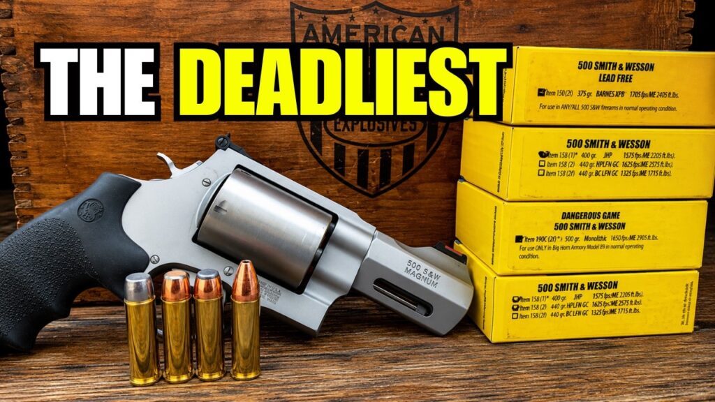 TOP 5 DEADLIEST Calibers for Revolvers! – #1 Will Shock You!