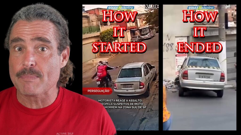 Brazilian Robbers End Up Under The Tires | Active Self Protection